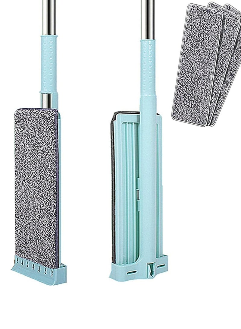Handheld Floor Mop with Telescopic Handle and Self-Squeezing System – Easy and Efficient Cleaning - Image 1