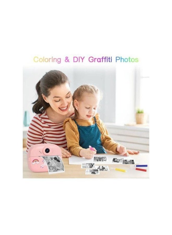 Kids Instant Print Camera | Instant Print Camera for Kids | Kids Camera with Instant Print | Kids Digital Print Camera | Kids Instant Camera | Instant Photo Camera for Kids | Kids Camera with Thermal Printer | Kids Thermal Print Camera | Inkless Kids Print Camera | Digital Camera for Kids with Printer | Kids Selfie Print Camera | Dual Lens Kids Camera | 12MP Kids Camera | 1080P HD Kids Camera | Kids Photo & Video Camera | Educational Camera for Kids | Creative Camera for Kids | Kids Drawing & Coloring Camera | Kids Camera with 3 Thermal Paper Rolls | Thermal Instant Print Camera for Kids - Image 1