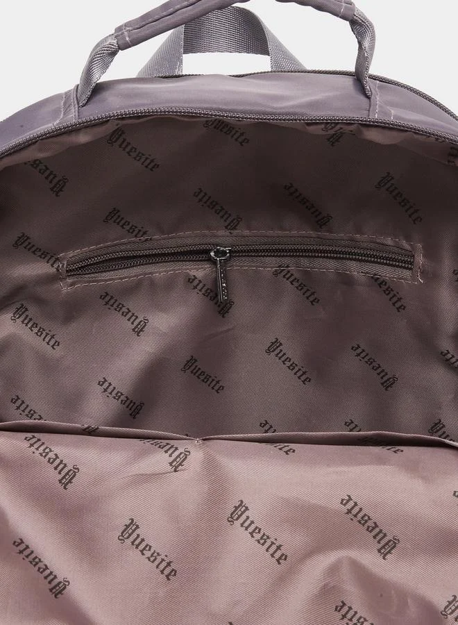 Styli Styli Patch Detail Backpack with External Pockets