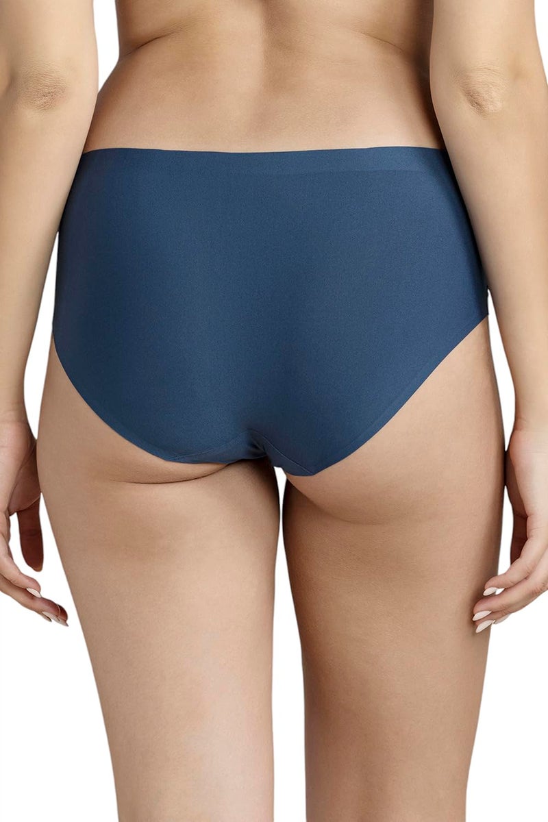 Van Heusen Women Invisilite Hipster Panty - Nylon Elastane - No Visible Panty Line, Easy Stain Release Gusset, Quick Dry, Ultra Light Insignia Blue_S,Small - Image 5