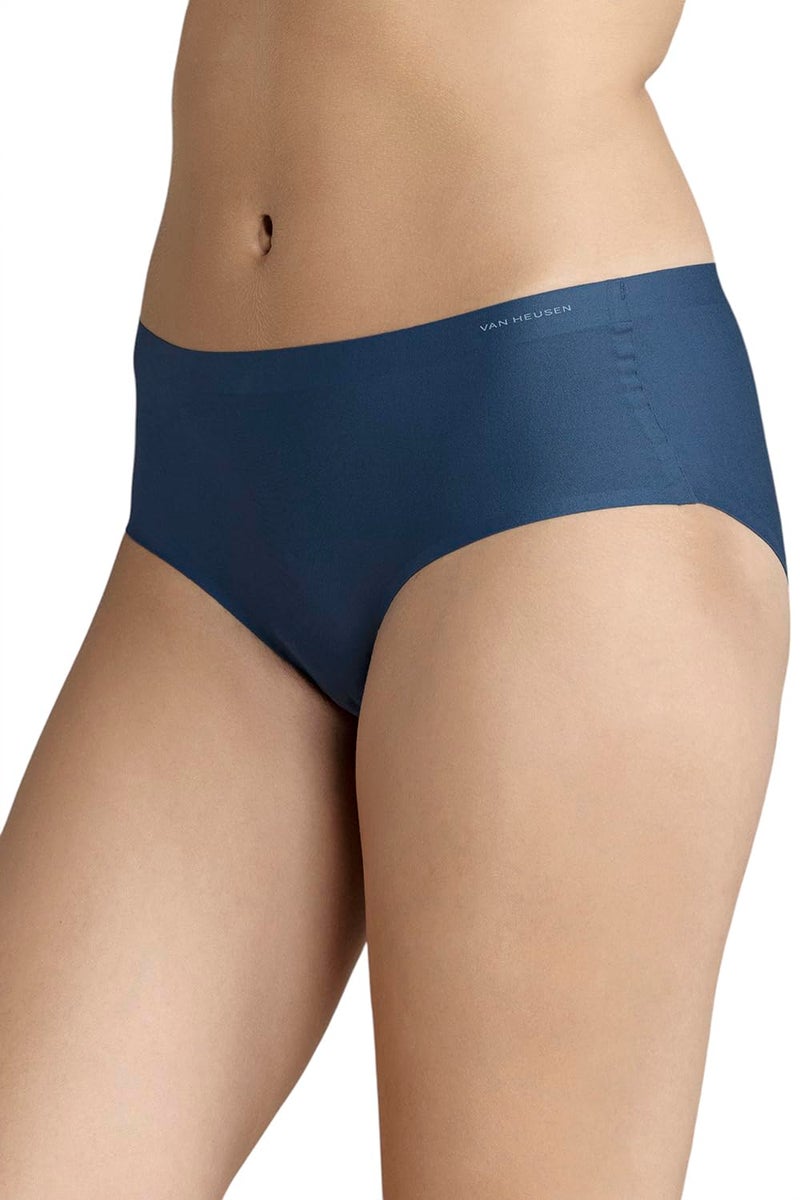 Van Heusen Women Invisilite Hipster Panty - Nylon Elastane - No Visible Panty Line, Easy Stain Release Gusset, Quick Dry, Ultra Light Insignia Blue_S,Small - Image 4