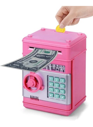UKR حصالة إلكترونية على شكل خنزير للفتيات (4-11 سنة) - بنك أموال ATM باللون الوردي مع كلمة مرور | صندوق توفير العملات الآمنة | لعبة مالية تعليمية وهدية عيد ميلاد مثالية للأولاد والبنات - pzsku/Z1896918F00ABD9655D4EZ/45/1746216734/b0e851c0-509d-4288-b868-f23c4ae85968