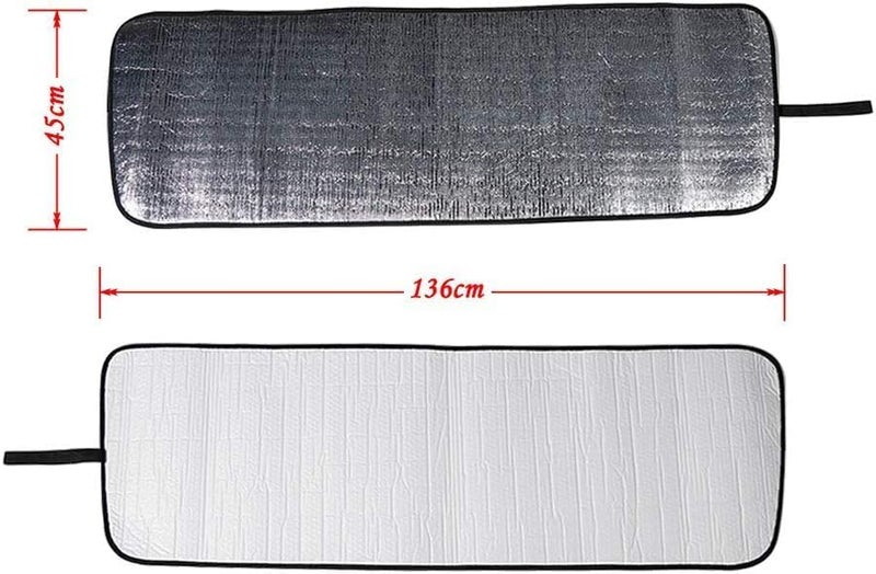 Azonee for Jeep Windshield Sunshade Window Sun Shade, Front windshield Sun Visor, for 2018-2022 Jeep Windshield Sunshade Sun Shade Heat Shield Sun Visor Mat - Image 2