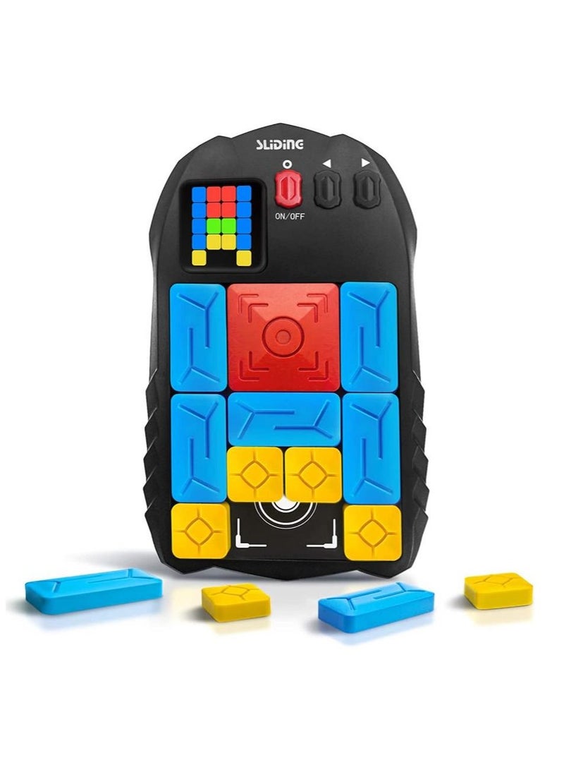 Super Slide Puzzles Brain Games, with 500+ Levels Electronic Handheld Game, Challenges Brain Teaser Puzzles, Learning & Education Travel Stem Toys for Kids and Adults  - Image 1