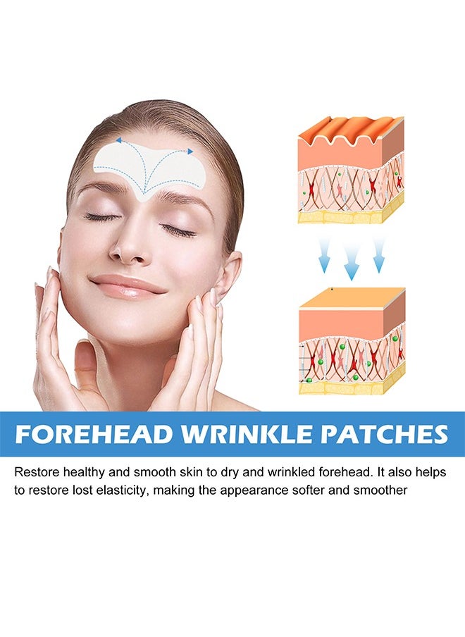 EELHOE - Forehead Wrinkle Patches 12pcs - Smooth Fine Lines & Wrinkles, Anti-Wrinkle Patches with Hydrolyzed Collagen with Aloe,Vitamin E, Anti Wrinkle Patches, Forehead Wrinkles Treatment - Image 1