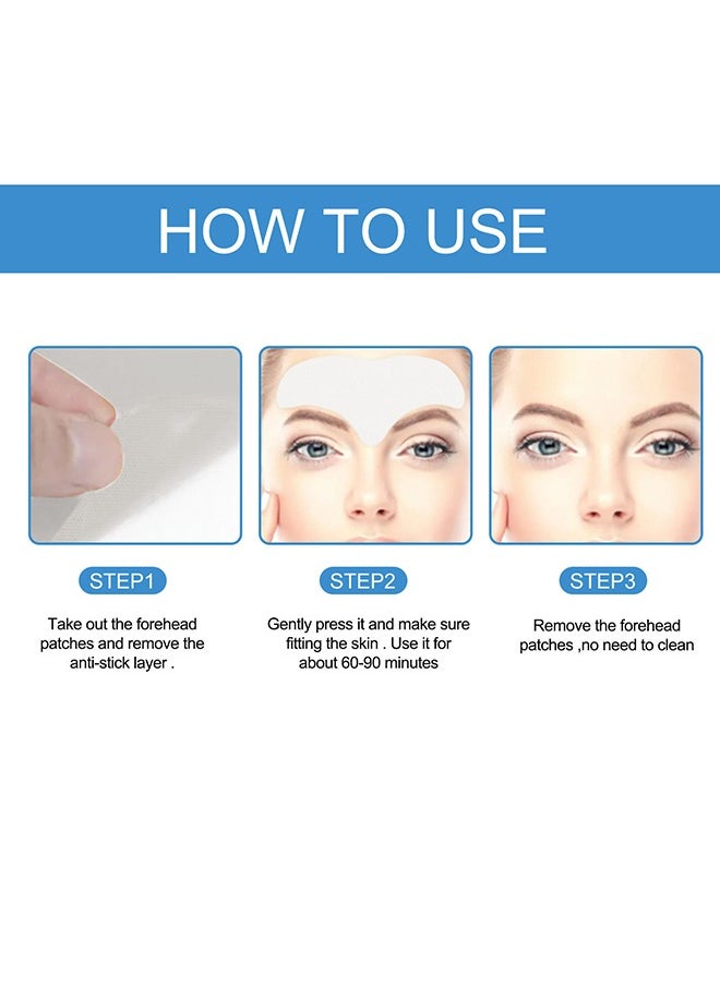 EELHOE - Forehead Wrinkle Patches 12pcs - Smooth Fine Lines & Wrinkles, Anti-Wrinkle Patches with Hydrolyzed Collagen with Aloe,Vitamin E, Anti Wrinkle Patches, Forehead Wrinkles Treatment - Image 1