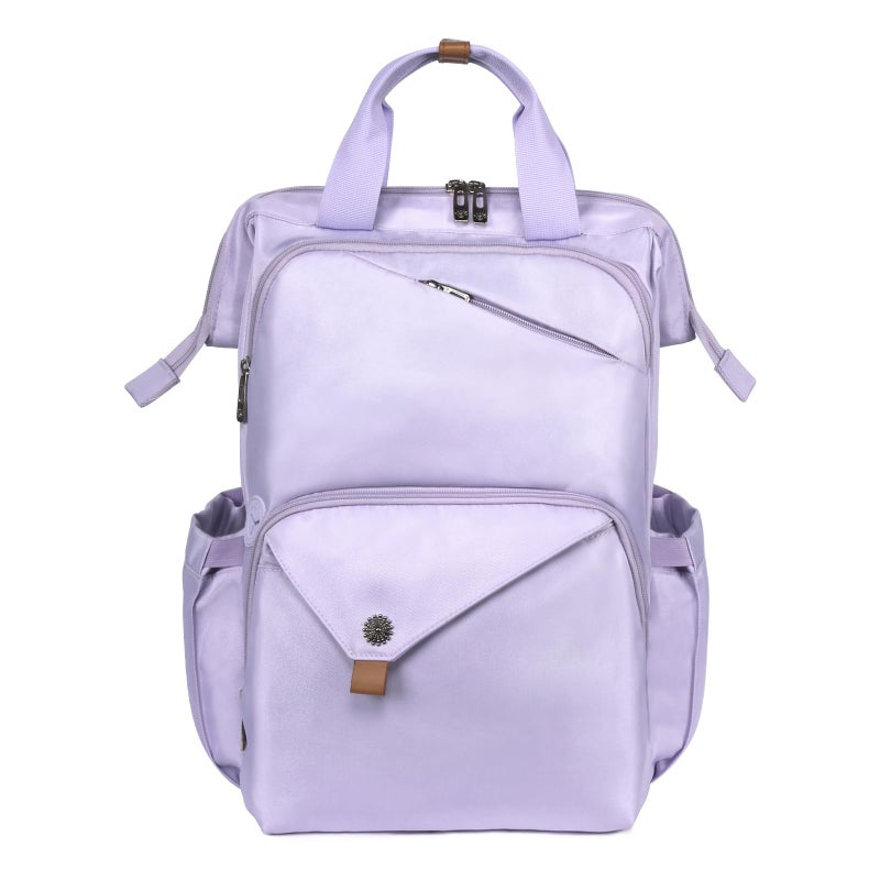 Hap Tim Laptop Backpack for Women Travel Work Nurse Teacher Purple 7651PP - Image 2