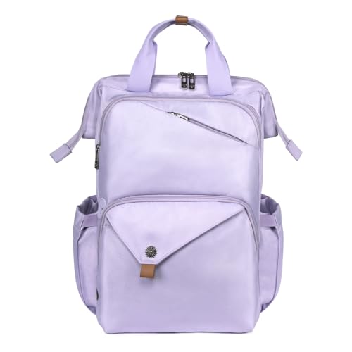 Hap Tim Laptop Backpack for Women Travel Work Nurse Teacher Purple 7651PP - Image 1