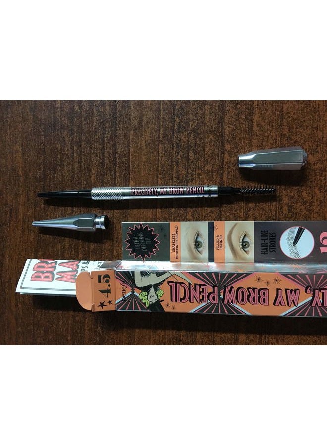 benefit قلم حواجب بينيفيت بدقة، بني داكن محايد، 0.08 جرام - Image 3
