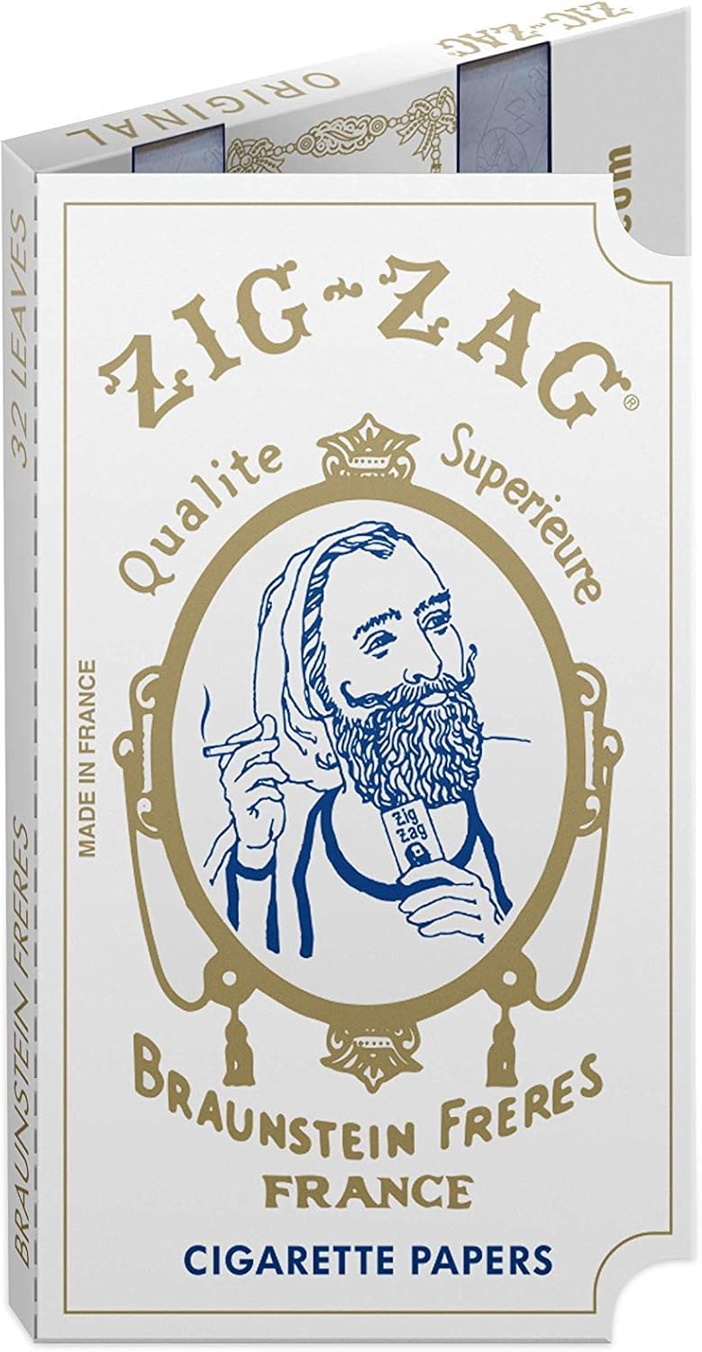 Zigzag Original White Rolling Papers - 24 Booklets - Premium 70mm Papers, Slow Even Burn, Consistent Seal - Image 3