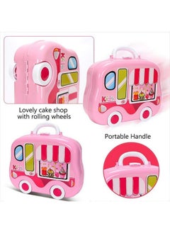 Planet of Toys Planet of Toys Plastic Kitchen Play Set for Girls Kitchen Set Toys Play Kitchen Set Kids & Girls (Pink Kitchen Set)  - Image 3