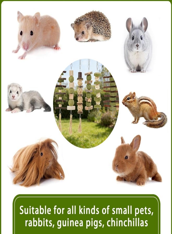 Morezi Bunny chew Toys Rabbit Toys for Bunnies Boredom 6 Sets Bunny Enrichment Toys Great for Rabbits Guinea Pigs Chinchillas Hamsters mice Animal - Image 5