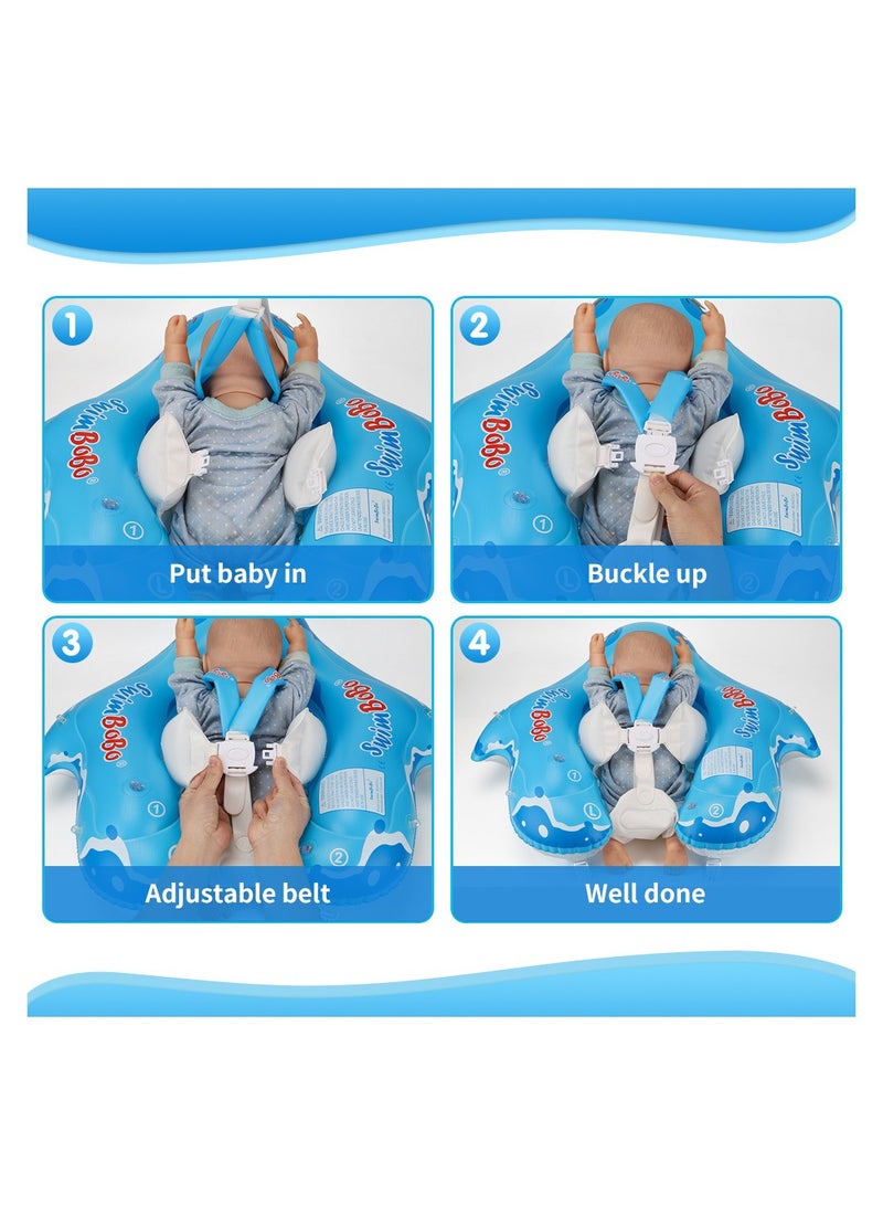 Cool Baby Baby Swimming Float Baby Swimming Float with Canopy Swimming Pool Float Inflatable Swim Rings Baby Seat Boat Size L - Image 5