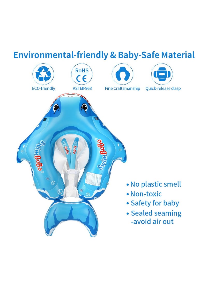 Cool Baby Baby Swimming Float Baby Swimming Float with Canopy Swimming Pool Float Inflatable Swim Rings Baby Seat Boat Size L - Image 4