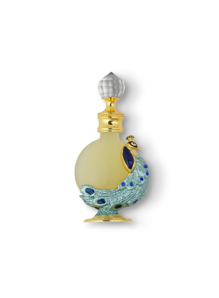 Taif Al Emarat Peacock P006 Gardenia Reem Musk Perfume Oil – Long Lasting Floral Unisex Fragrance Attar, 12ml - Image 1