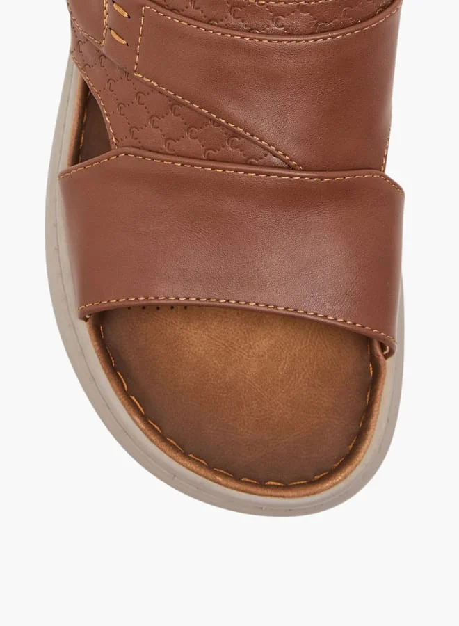 لو كونفورت Mens Cross Strap Sandals