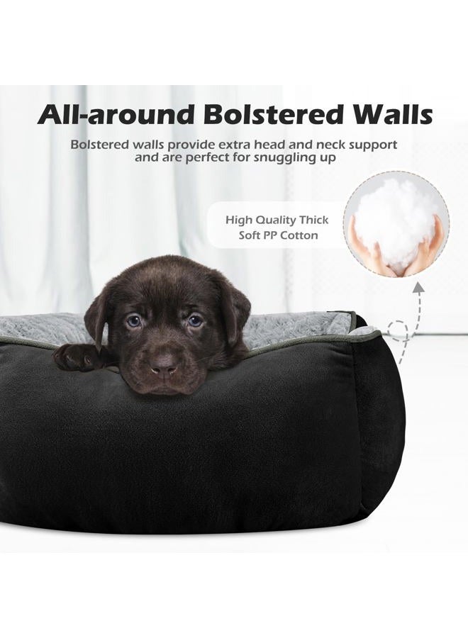 INVENHO Medium Dog Bed Rectangle Washable Orthopedic Soft Calming Sleeping Pet Cuddler with Anti-Slip Bottom - Image 2
