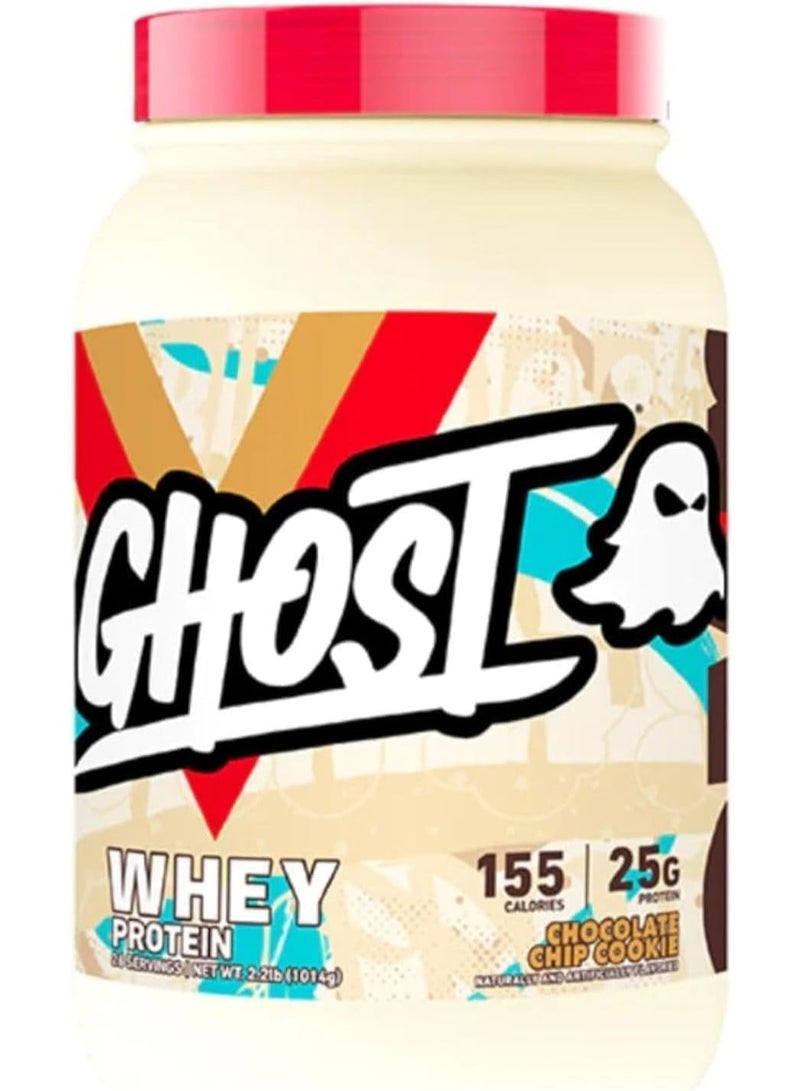 Ghost Whey Protein Chocolate chip cookie Flavor 1014g - Image 1