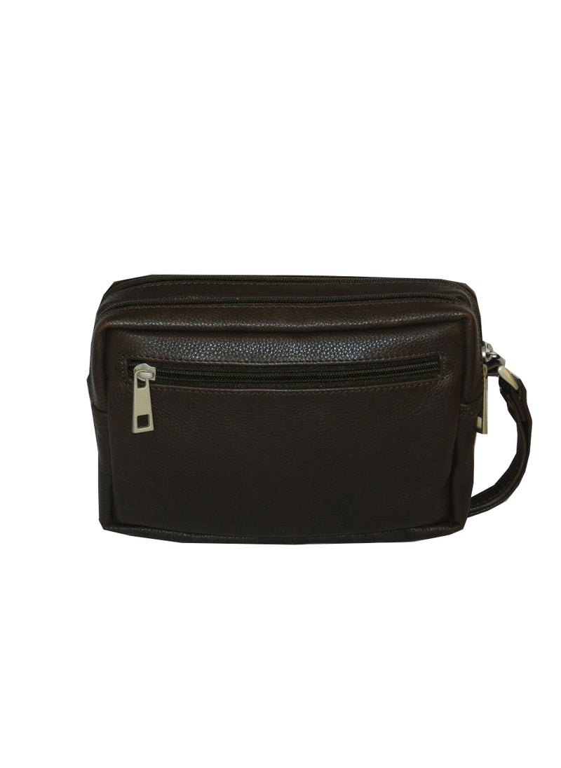 LAVERI LEATHER - Laveri Genuine Leather Designer Hand Pouch For Travel - Image 1