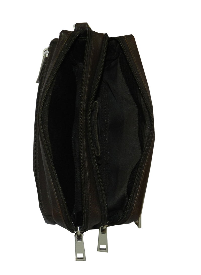 LAVERI LEATHER - Laveri Genuine Leather Designer Hand Pouch For Travel - Image 1