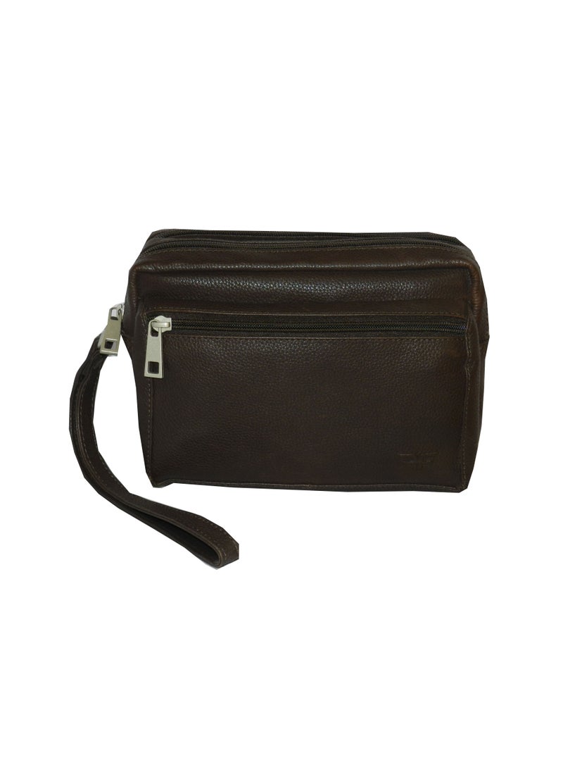 LAVERI LEATHER - Laveri Genuine Leather Designer Hand Pouch For Travel - Image 1