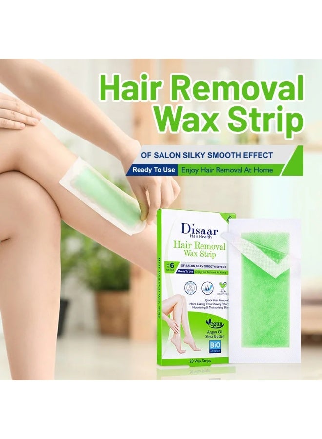 Disaar Hair Removal Wax Strip with Argan Oil And Shea Butter - Image 5