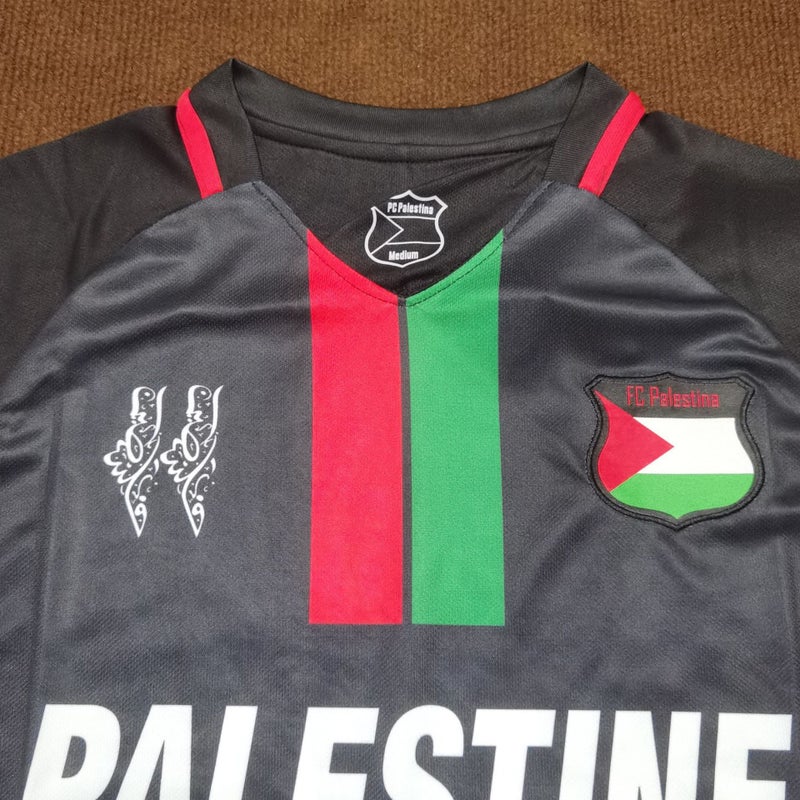 قميص كرة القدم الفلسطيني 21-25 إصدار جماهيري خاص ملابس كرة القدم ملابس تدريب - Image 4