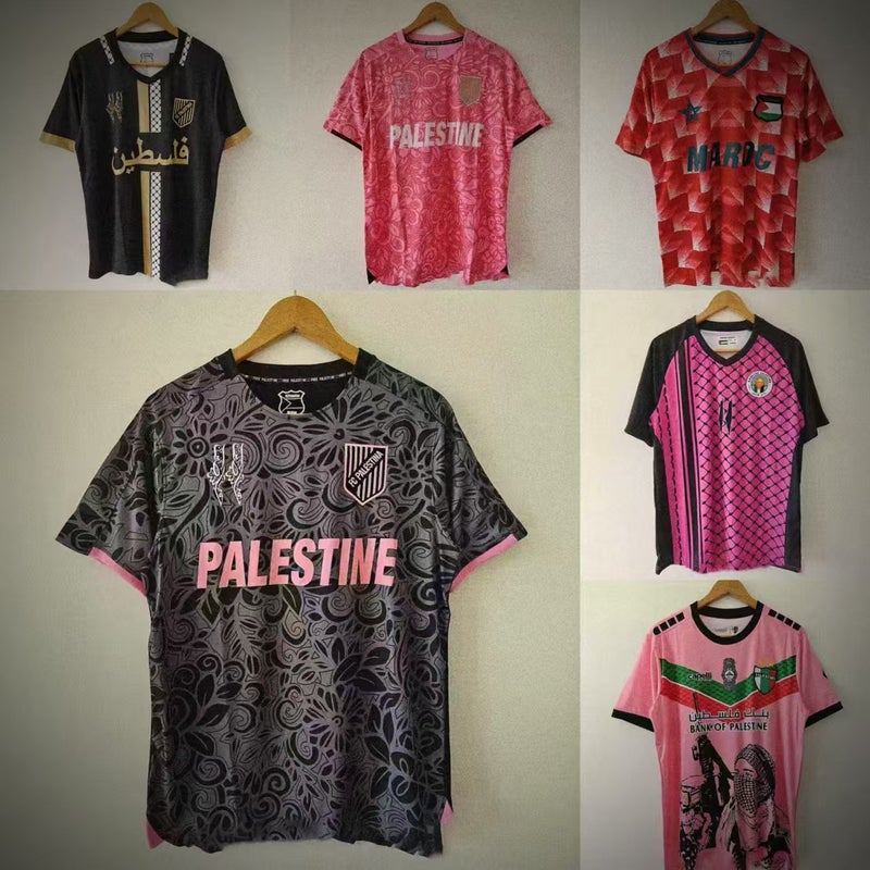 قميص كرة القدم الفلسطيني 21-25 إصدار جماهيري خاص ملابس كرة القدم ملابس تدريب - Image 2