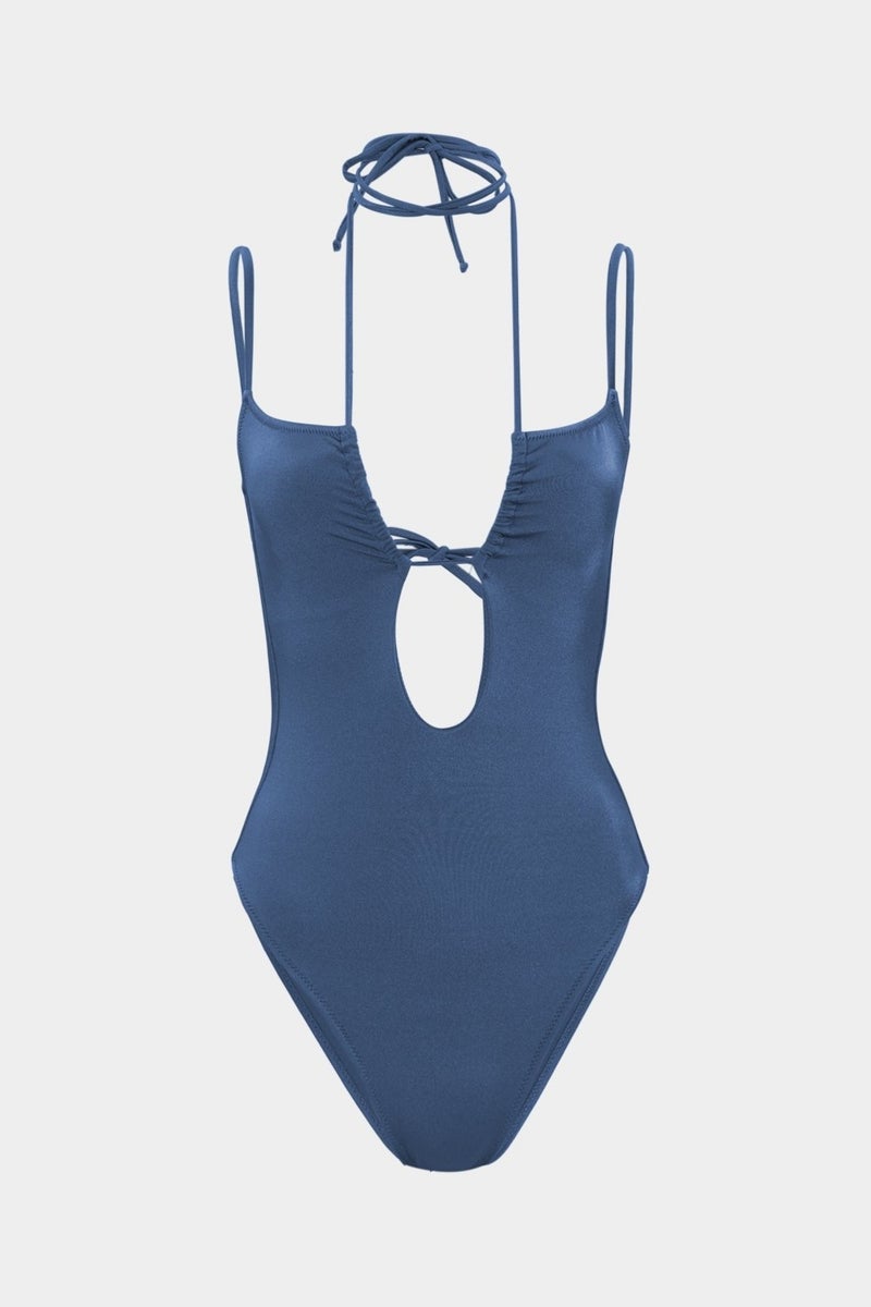 Açelya Okcu Azalea Okcu Premium Shirring Detailed Hemera Fit Women's Swimsuit  - Image 1