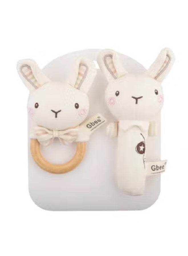 Gbee Top-Quality Material Organic Cotton Rattles Toy Set For Kids Hand Bell Infant Educational Mobiles Toys - Image 1