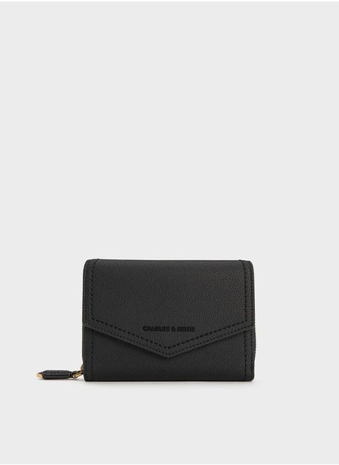 Charles & Keith Stitch Trim Envelope Wallet