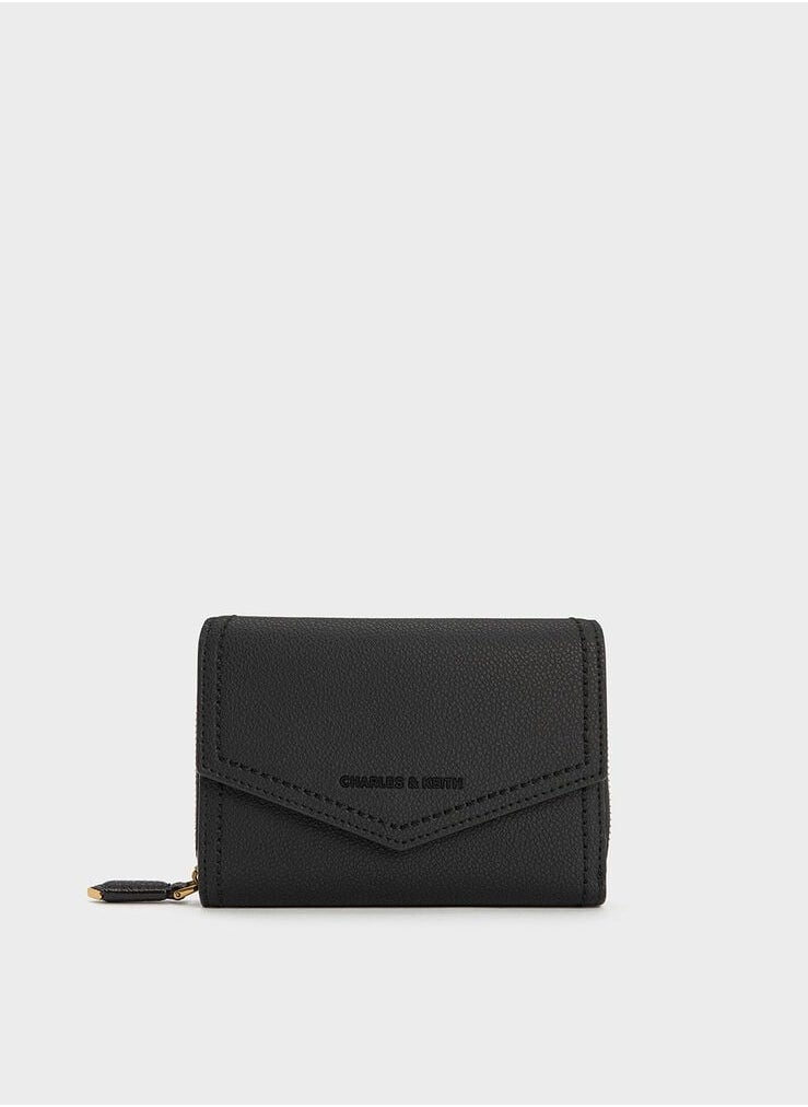 Charles & Keith Charles & Keith Stitch Trim Envelope Wallet  - Image 1