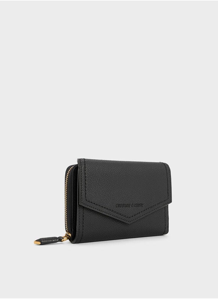 Charles & Keith Charles & Keith Stitch Trim Envelope Wallet  - Image 4