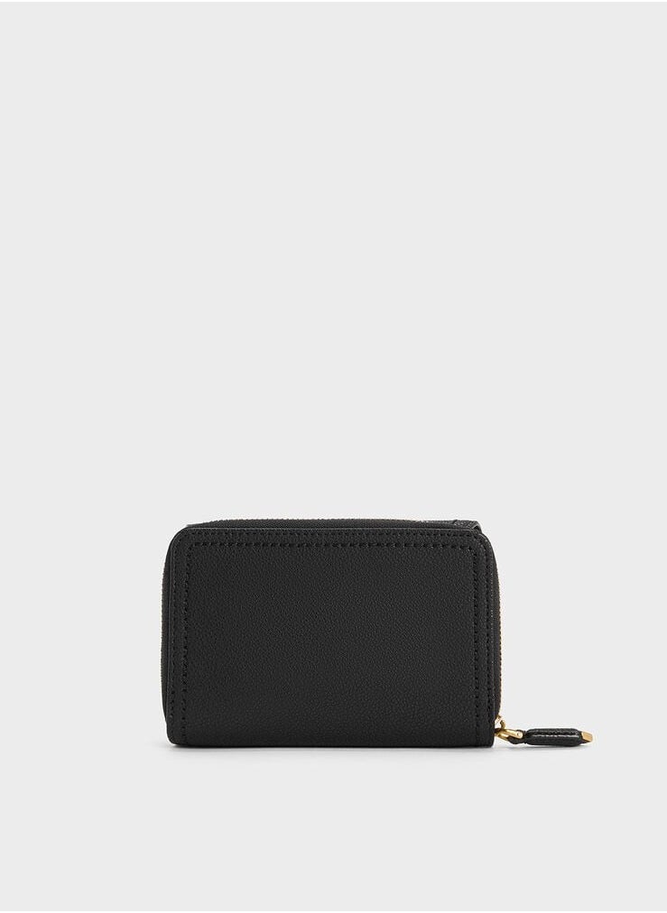 Charles & Keith Stitch Trim Envelope Wallet