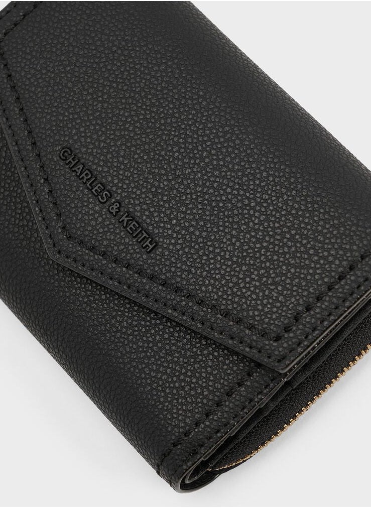 Charles & Keith Stitch Trim Envelope Wallet