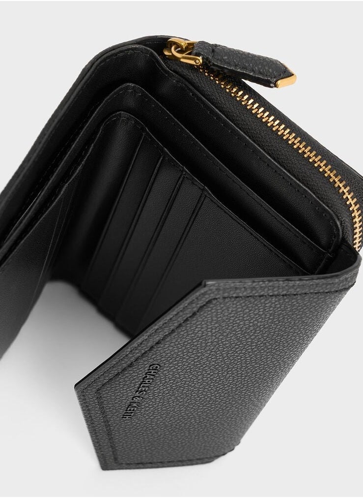 Charles & Keith Stitch Trim Envelope Wallet