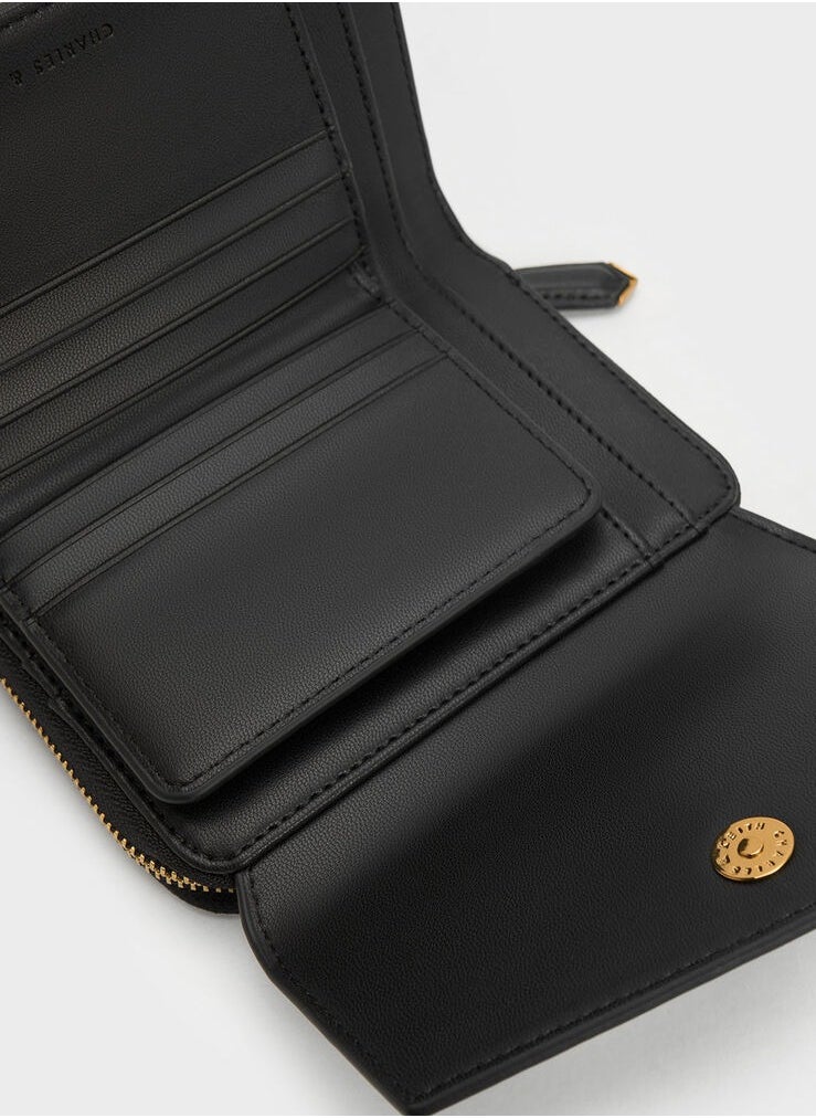 Charles & Keith Stitch Trim Envelope Wallet