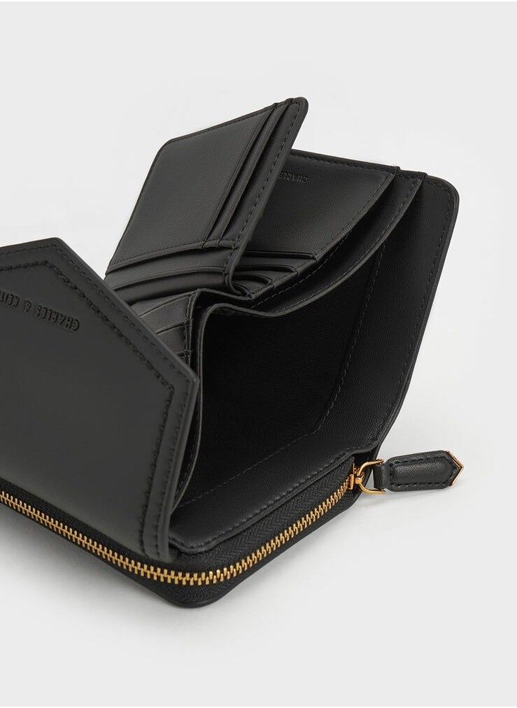 Charles & Keith Stitch Trim Envelope Wallet