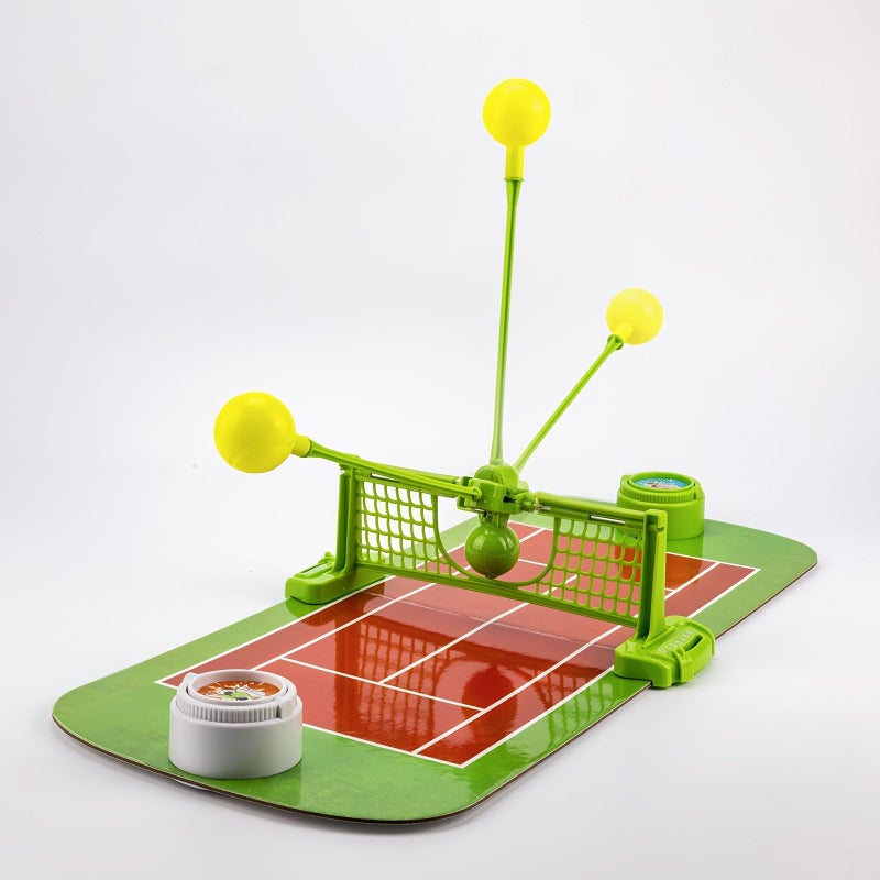 Double Tennis Duel Board Game Green Educational Toy For Children Hand Eye Coordination Training Parent Child Interactive Tabletop Game - Image 4