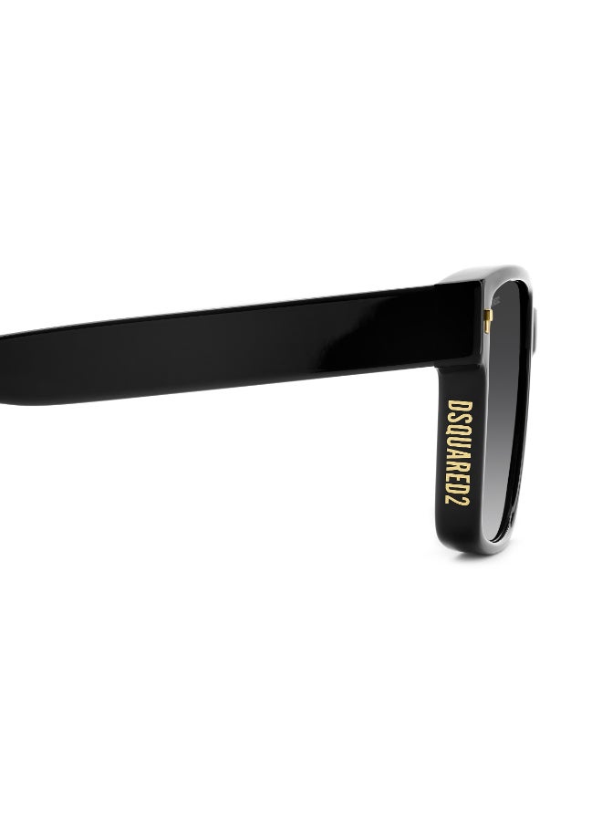 DSQUARED2 D2 0202/G/S Sunglasses Black Square - Image 4