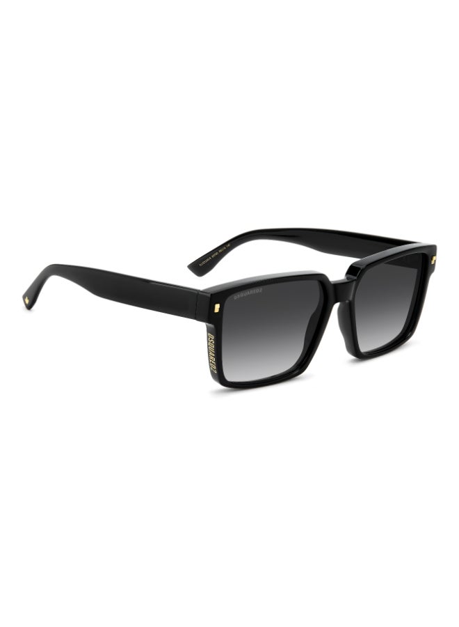 DSQUARED2 D2 0202/G/S Sunglasses Black Square - Image 2