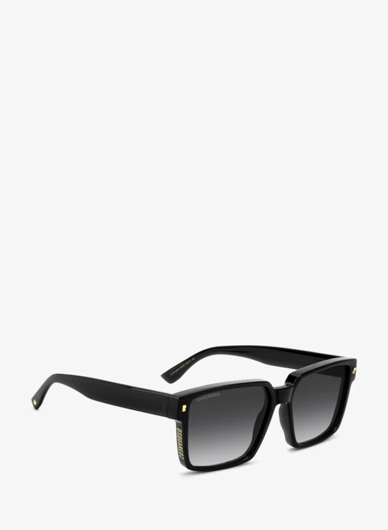 ديسكويرد2 DSQUARED2 D2 0202/G/S Sunglasses Black Square