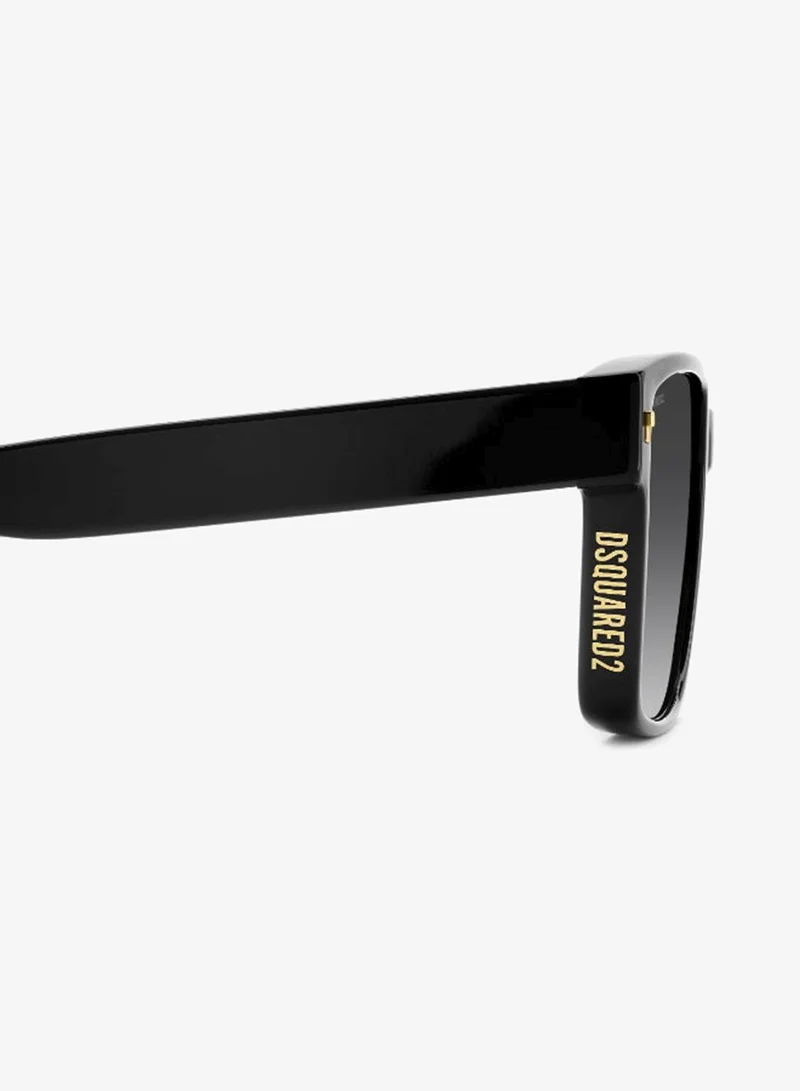 Dsquared2  DSQUARED2 D2 0202/G/S Sunglasses Black Square  | Best Price UAE