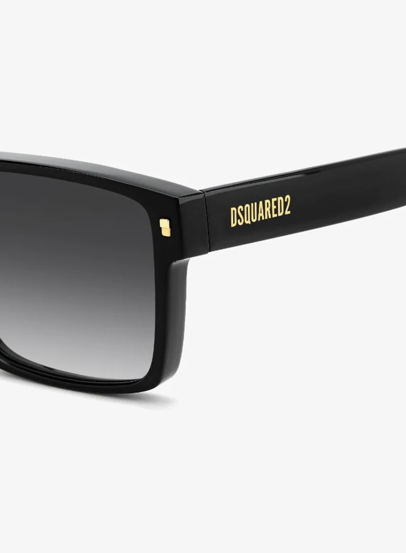 Dsquared2  DSQUARED2 D2 0202/G/S Sunglasses Black Square  | Best Price UAE