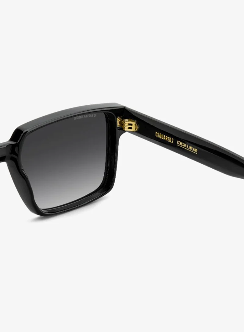 Dsquared2  DSQUARED2 D2 0202/G/S Sunglasses Black Square  | Best Price UAE