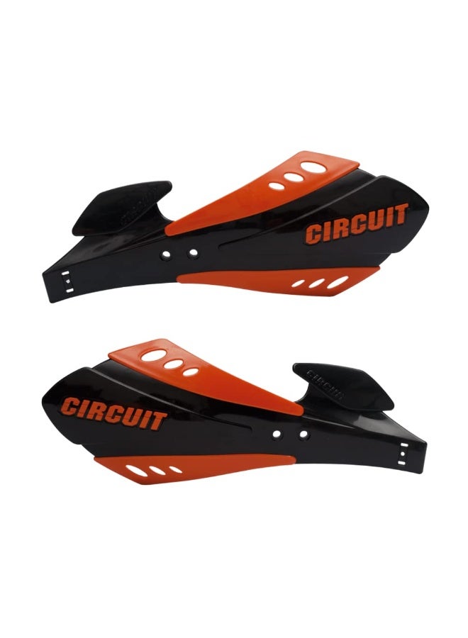 CIRCUIT PM033-219 SX Bicomp Hand Guards Black Orange - Image 1