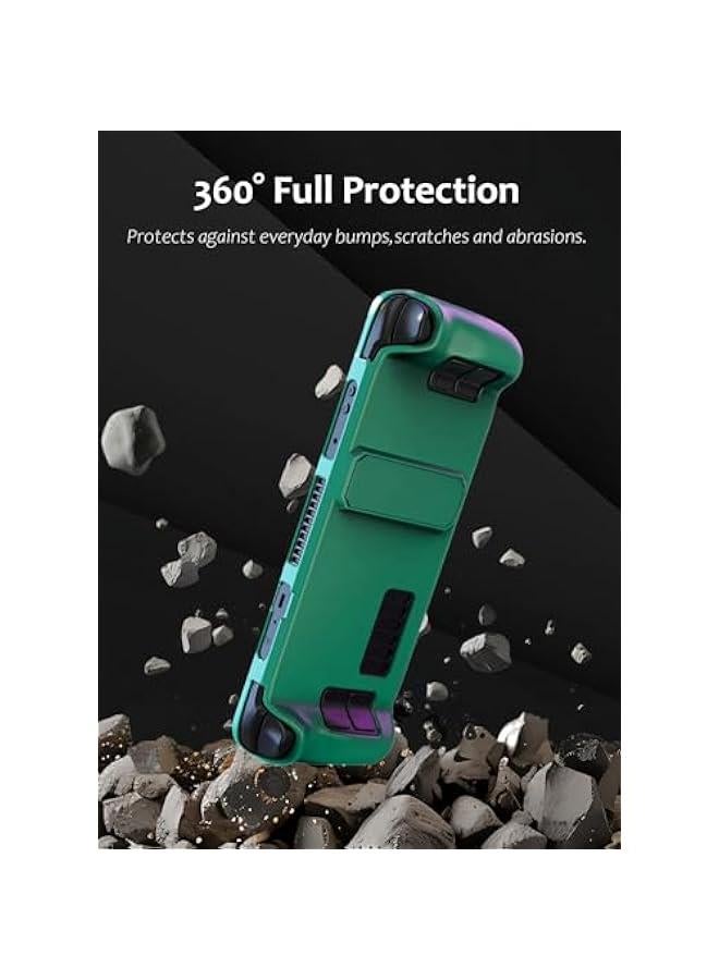 Steam Deck Case, Steam Deck Carrying Case, Kickstand Protective Case for Steam Deck, Steam Deck Accessories with Drops, Scratches, Dust, Fingerprints, Hands Full - Image 2