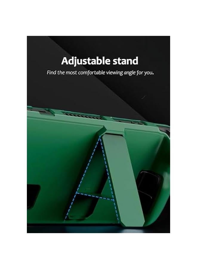 Steam Deck Case, Steam Deck Carrying Case, Kickstand Protective Case for Steam Deck, Steam Deck Accessories with Drops, Scratches, Dust, Fingerprints, Hands Full - Image 4