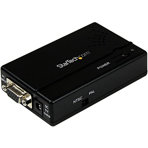 StarTech.com High Resolution VGA to Composite (RCA) or S-Video Converter - PC to TV Video Adapter - 1600x1200 RGB to TV, TAA (VGA2VID) - Image 5
