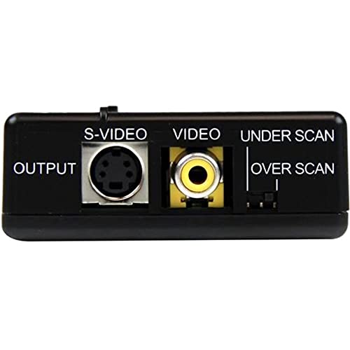StarTech.com High Resolution VGA to Composite (RCA) or S-Video Converter - PC to TV Video Adapter - 1600x1200 RGB to TV, TAA (VGA2VID) - Image 3